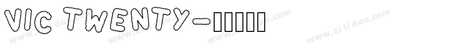 Vic Twenty字体转换